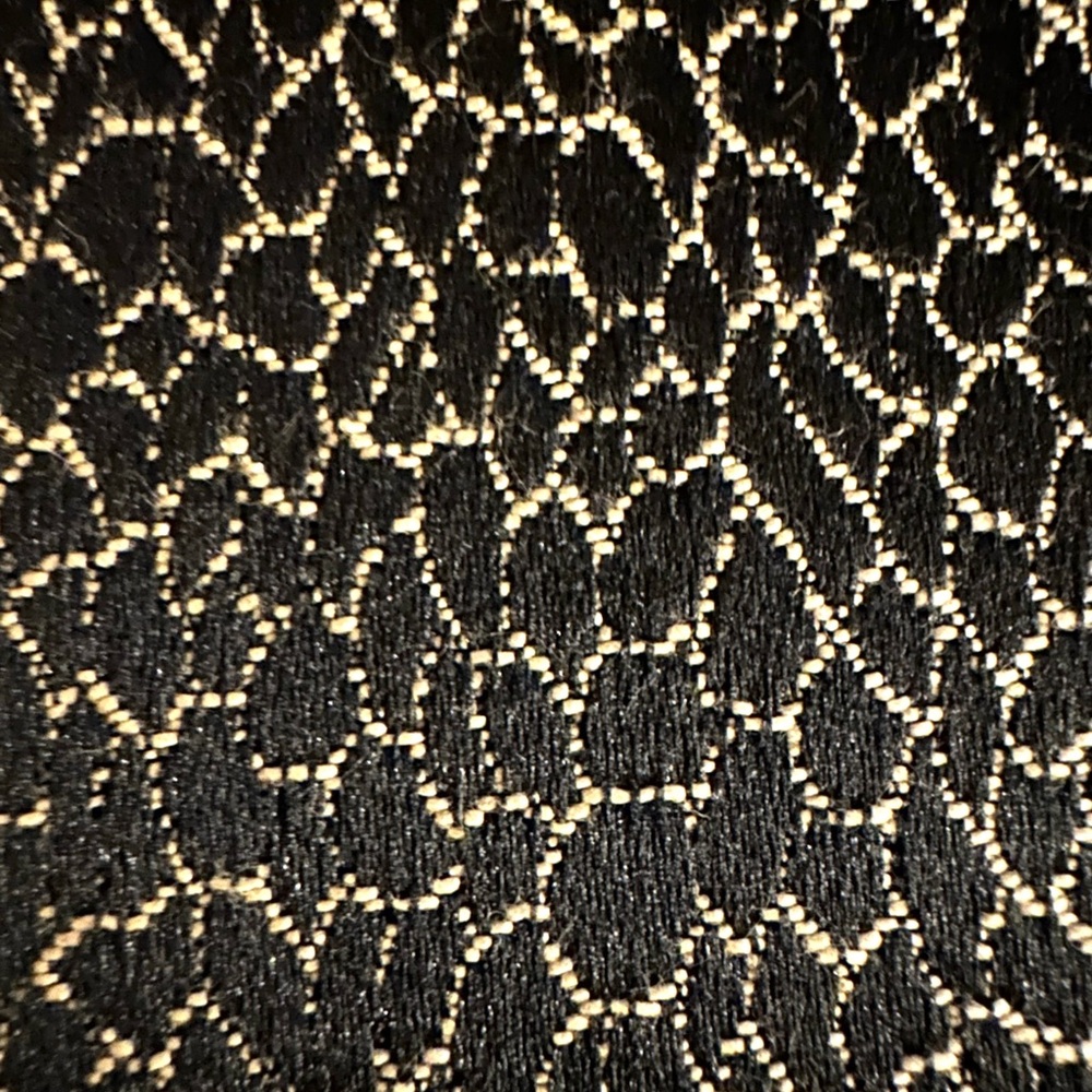 MARY FRANCES Black/Brown with Gold & Cream Bead Embellishments & Feathers - Picture 11 of 12
